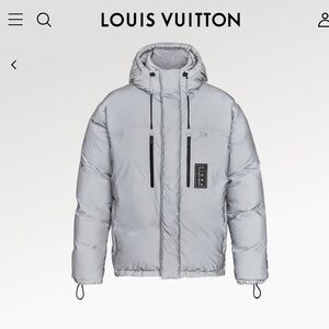 Louis Vuitton quilted ski down jacket